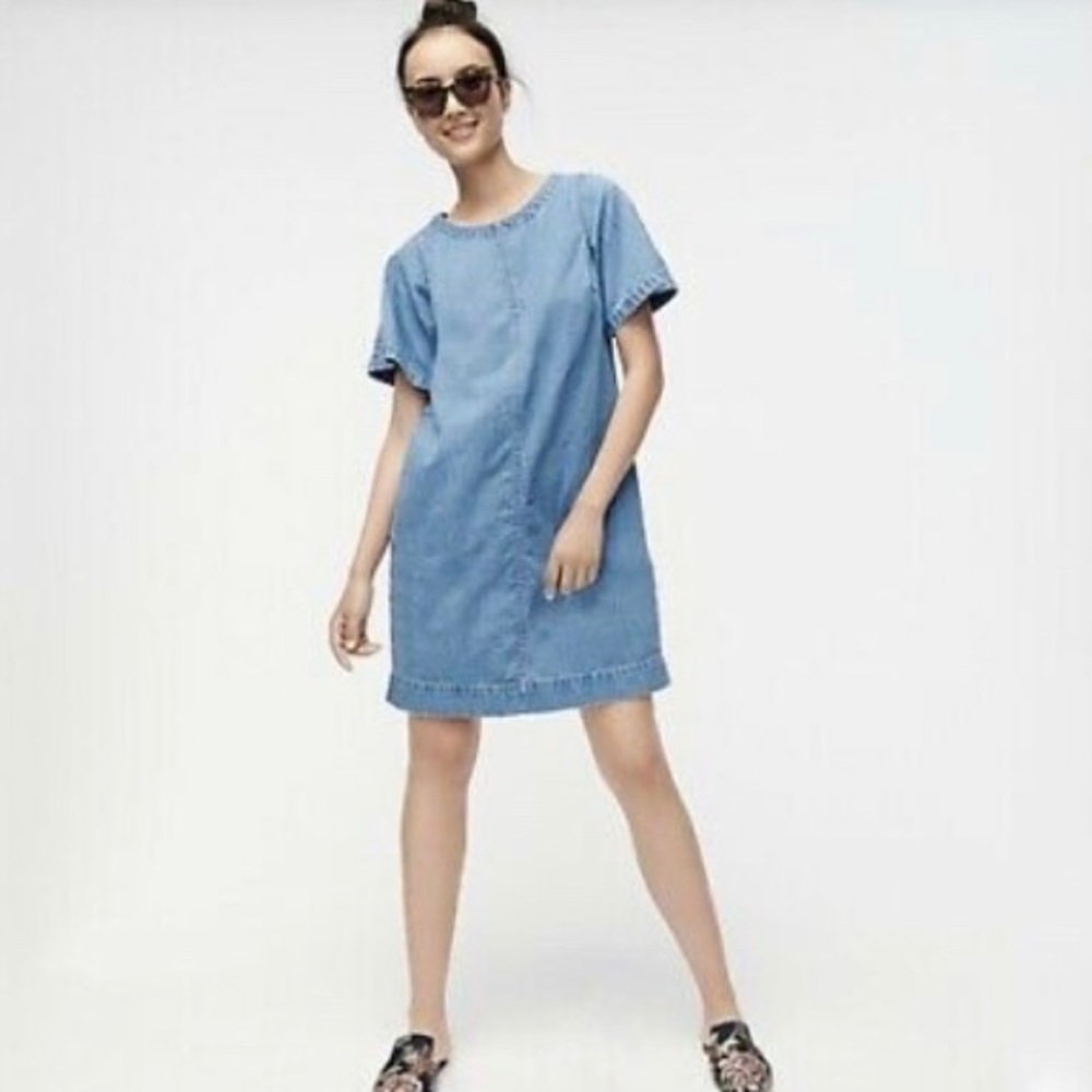 NWT J. Crew Denim Dress